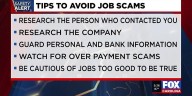 Safety Alert: Better Business Bureau warns about recent job scams
