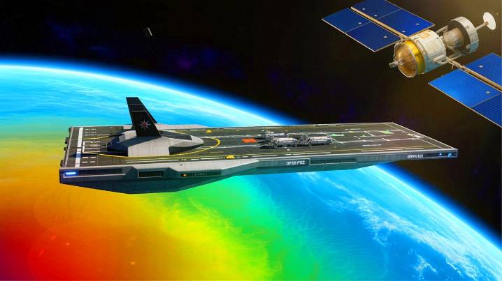 Straight Out Of Sci-Fi – Space Force Rushes to Complete First Orbital Carrier