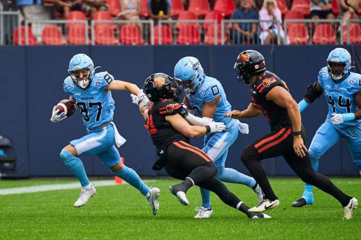 Toronto Argonauts receiver Herslow has four TD catches in last three contests