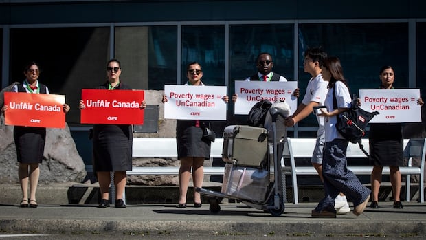 Air Canada flight attendants intend to strike this weekend, union says