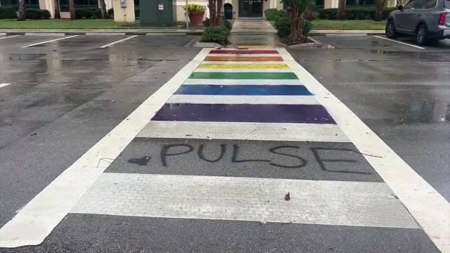 Rainbows, ‘Pulse’ painted outside 2 FDOT offices in Broward as Florida cities grapple with crosswalk removal orders