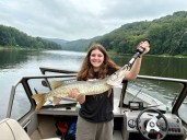 Big fish: Saxonburg youth lands large muskie in Allegheny River