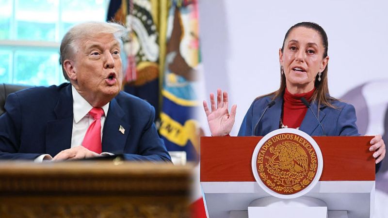 "Trump tiene una forma de hablar", responde Sheinbaum a declaraciones del presidente de EE.UU. sobre seguridad fronteriza