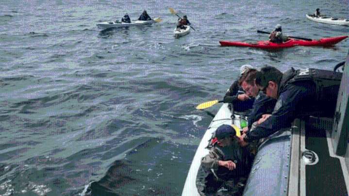 12 kayakers, including 6 children, rescued in San Juan Islands