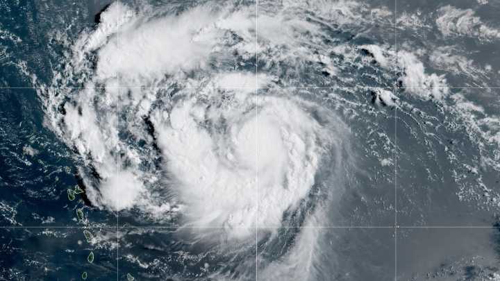 'Large and powerful': Erin becomes first hurricane of Atlantic season