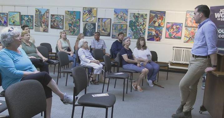 Senate candidate Jordan Wood holds town hall event in Bangor
