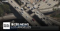 Downtown Los Angeles' famed four-way freeway interchange