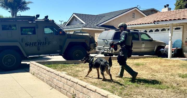 Wanted man arrested after standoff at Santa Maria home