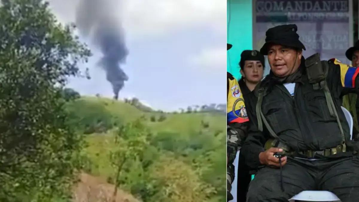 El prontuario criminal de alias Calarcá, el jefe disidente detrás del ataque al helicóptero en Amalfi que dejó 13 policías asesinados