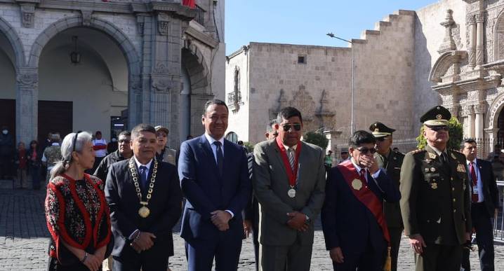 Arequipa celebra su aniversario 485 con ceremonia protocolar (VIDEO)
