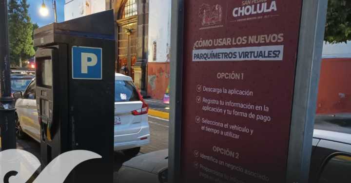 Se reanuda sistema de parquímetros en San Pedro Cholula