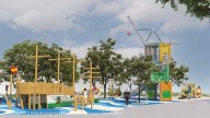 El 'Elcano' y la tradición naval, protagonistas de la zona infantil del parque de La Magdalena