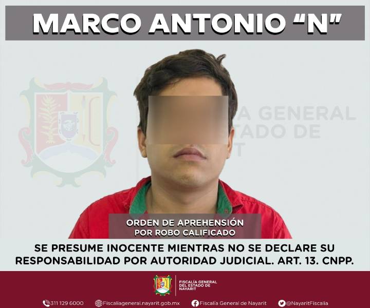 EN TEPIC YA FUE CAPTURADO MARCO ANTONIO “N”