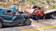 Trágico encontronazo rumbo a Nonoava; siete muertos y un herido grave