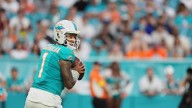 Tua Tagovailoa throws TD pass and is sacked twice as Dolphins beat Jaguars 14