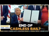 Trump SIGNS Executive Orders On DC Cashless Bail, PUNISHMENTS For Flag Burnings