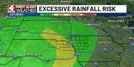 Heavy rain develops Labor Day weekend