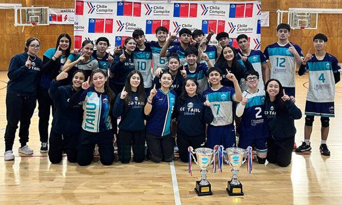 Vóleibol: club deportivo Taiiu defenderá a Magallanes en Juegos de la Araucanía