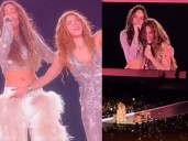 Shakira invitó a Belinda a su concierto en el Estadio GNP para cantar 'Día de enero'