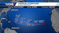 Here is the latest track and spaghetti models for Hurricane Erin
