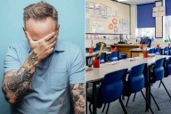 Father Asked by His Son's Teacher to Cover Up Tattoos During Pick