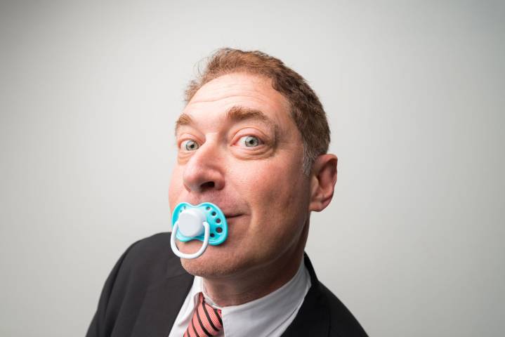 SUCKERS UNITE: Stressed-out adults soothing with pacifiers