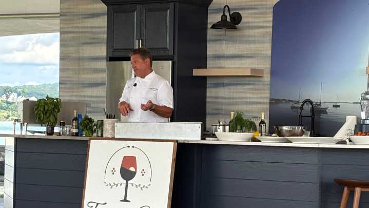 Chef Tyler Florence takes the stage at Traverse City Food & Wine event