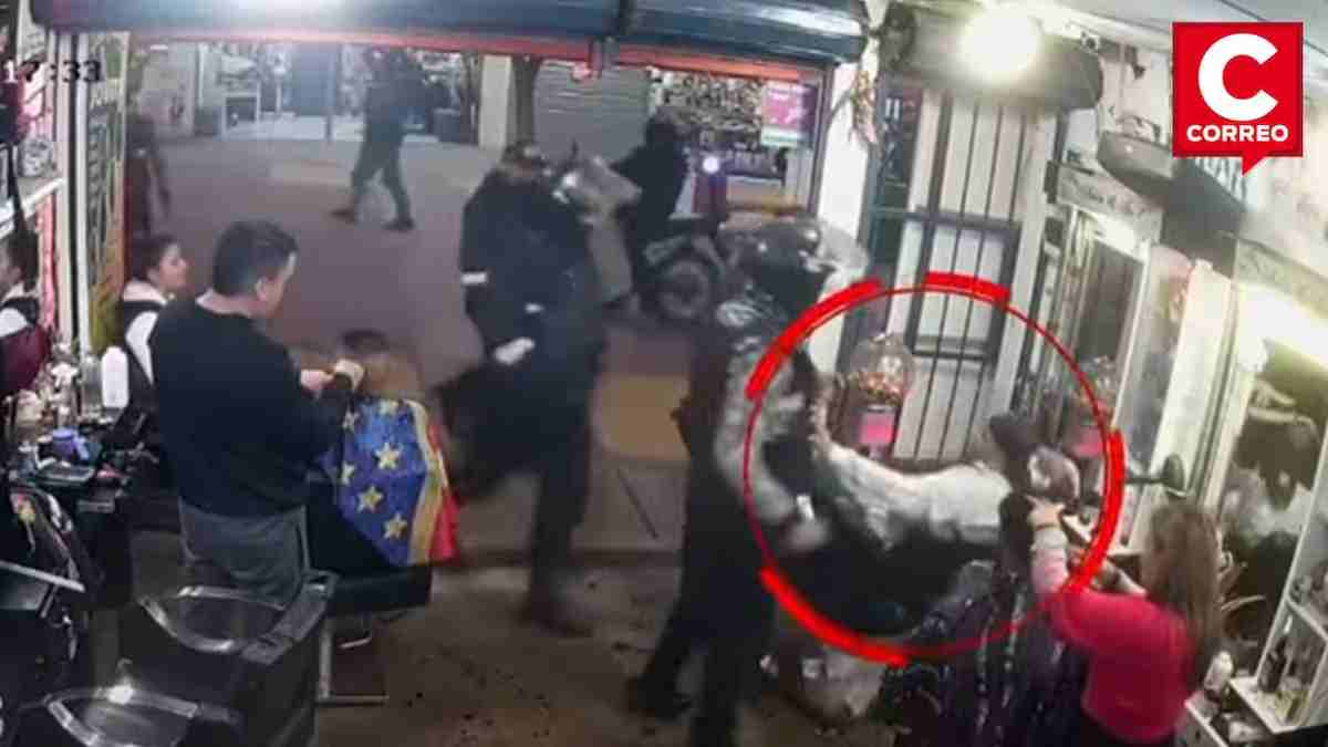 Barbero venezolano agredido en Lima por policías en su propio local