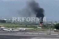 Se accidenta avioneta  en aeropuerto de Cuernavaca