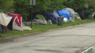 Fountain Square homeless encampment still up after city said it would be closed Monday