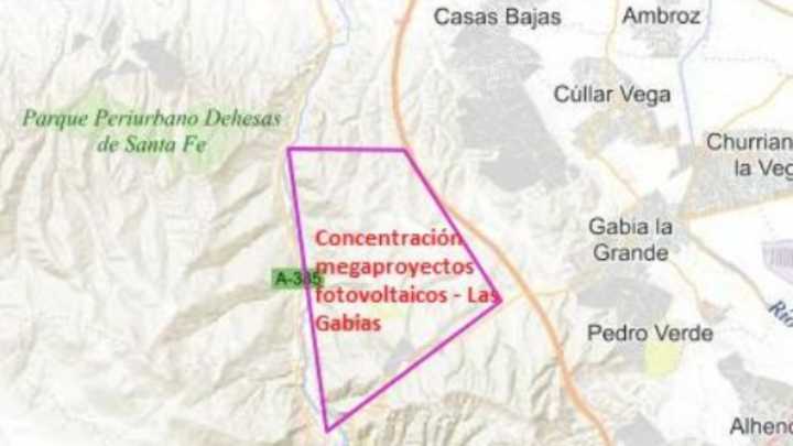 Alertan del "agravamiento" de futuras inundaciones en Santa Fe y Vegas del Genil por las plantas fotovoltaicas