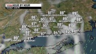Hot and humid through midweek