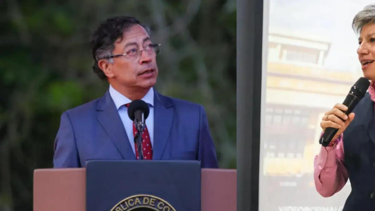 El duro choque entre el presidente Gustavo Petro y Claudia López por la residencia en Nicaragua de Carlos Ramón González