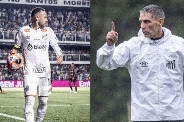 Neymar y Santos tienen nuevo DT argentino para intentar salvarse del descenso