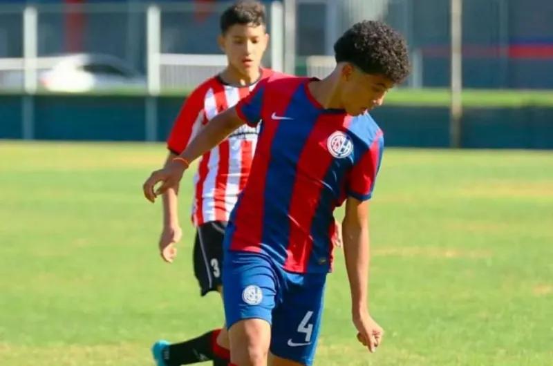 Dolor en el fútbol: murió a los 15 años el santiagueño Santiago Valentino Guzmán Zanni, juvenil de San Lorenzo