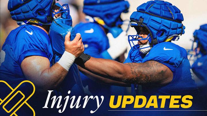 Injury Updates: Alaric Jackson scheduled to be a full participant in practice throughout next week provided 'plans go accordingly,' per Sean McVay; Josaiah Stewart returns to practice