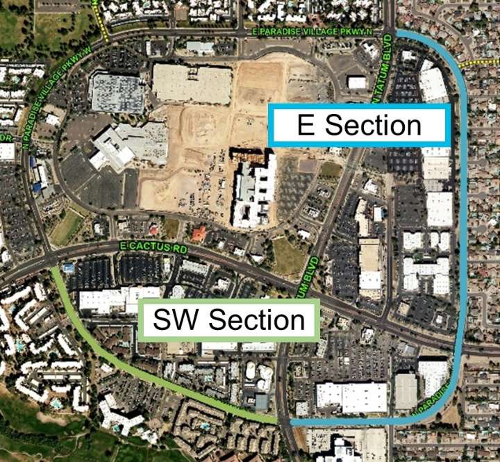 Paradise Valley Parkway could see reduced traffic lanes, added bike lanes