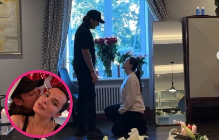 Bella Thorne responde a las críticas tras proponerle matrimonio a su novio