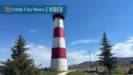 Cedar City's landmark lighthouse receives fresh coat of paint in anticipation of public tours