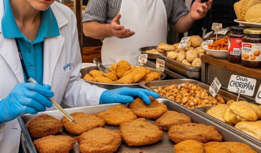 Vendedor ofrece milanesas adulteradas en fiesta patronal, ¿cómo lo descubrieron?