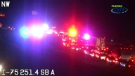 Crash causes traffic delays on I-75 in Hillsborough County