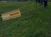 TIRARON UN FETO EN UN CAMPO DE PASTO EN TOLUCA
