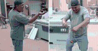 Carpintero sorprende al destapar botella con un trompo y redes estallan: “Ni Messi hace esa magia”