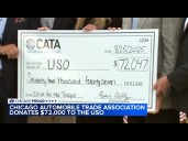 CATA donates $72K to the United Service Organizations