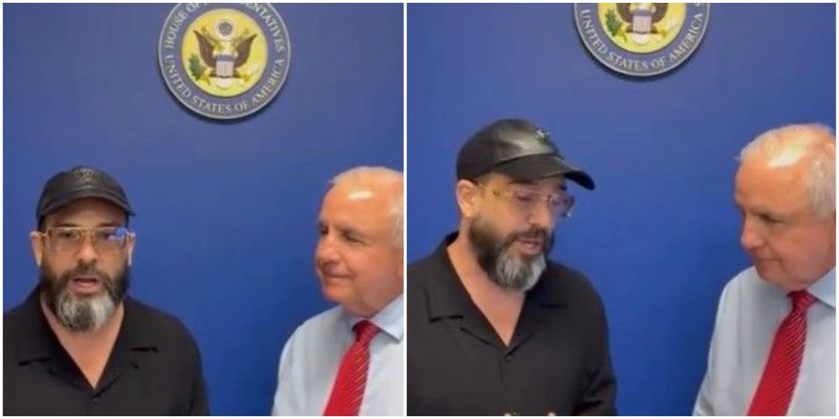 Presentador cubano Alexander Otaola se reúne con el Congresista Carlos Gimenez y anuncia que «vienen cosas» para parar «los abusos»