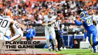 QB Dillon Gabriel leads the offense to two scoring drives vs. Rams