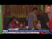 Trump says DC restaurants are "busier than ever." But data shows otherwise
