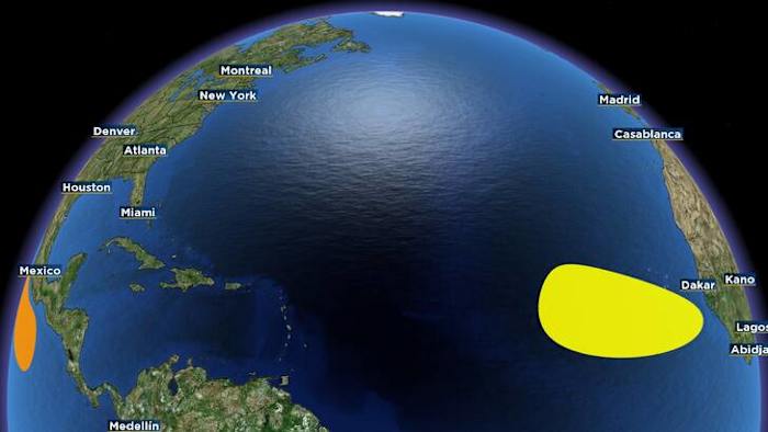 Hurricane center highlights new area where tropical wave expected to emerge
