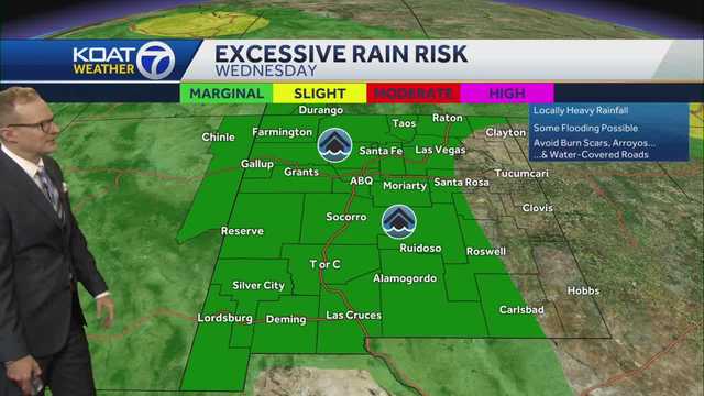 New Mexico forecast: Cooler trend with statewide monsoon storms