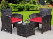 Grab a stylish 3-piece outdoor seating set for less than $70